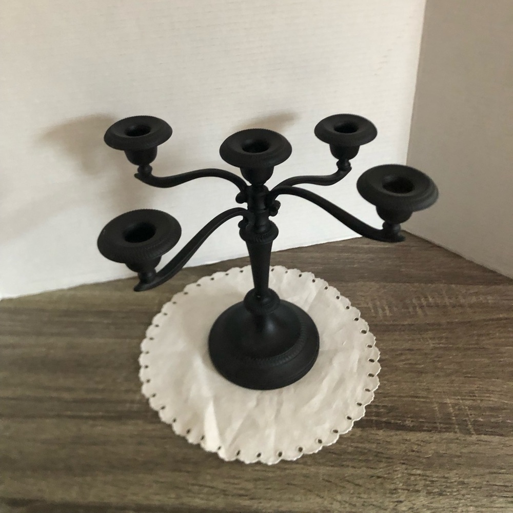 Elegant Black Candelabra